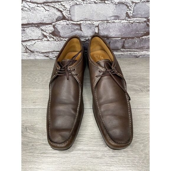 J.M. WESTON Brown Leather 629 CHUKKA Dress Shoes Men’s Sz 10.5D UK/11M US France - Picture 13 of 16